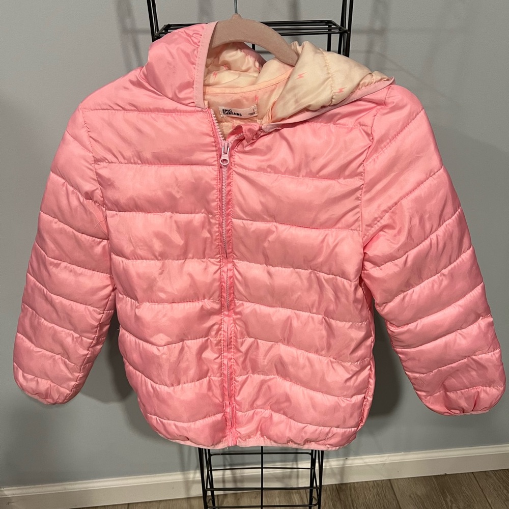 Epic threads puffer size L pink